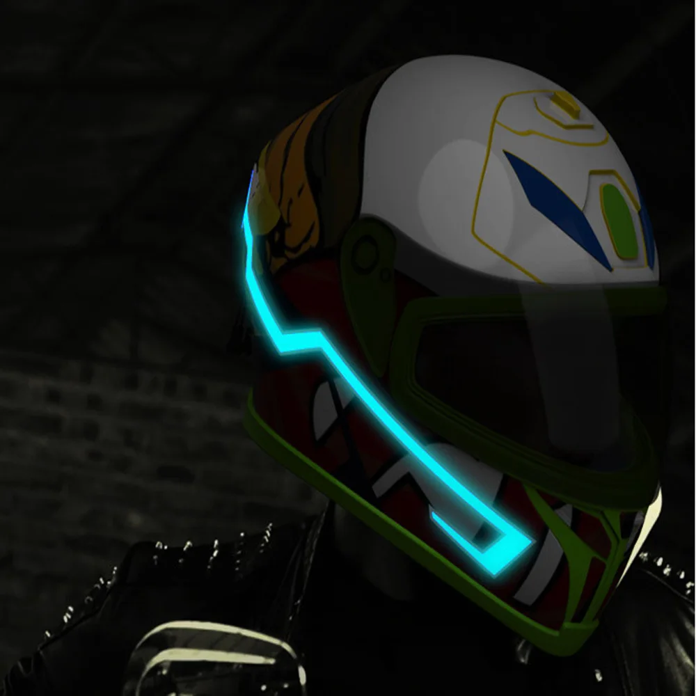 Motorcycle Helmet EL Cold Light Mod Kit Tron Helmets Lighting Mode Night Riding Signal Flashing Lights strip Bar
Motorcycle Helmet EL Cold Light Mod Kit Tron Helmets Lighting Mode Night Riding Signal Flashing Lights strip Bar
