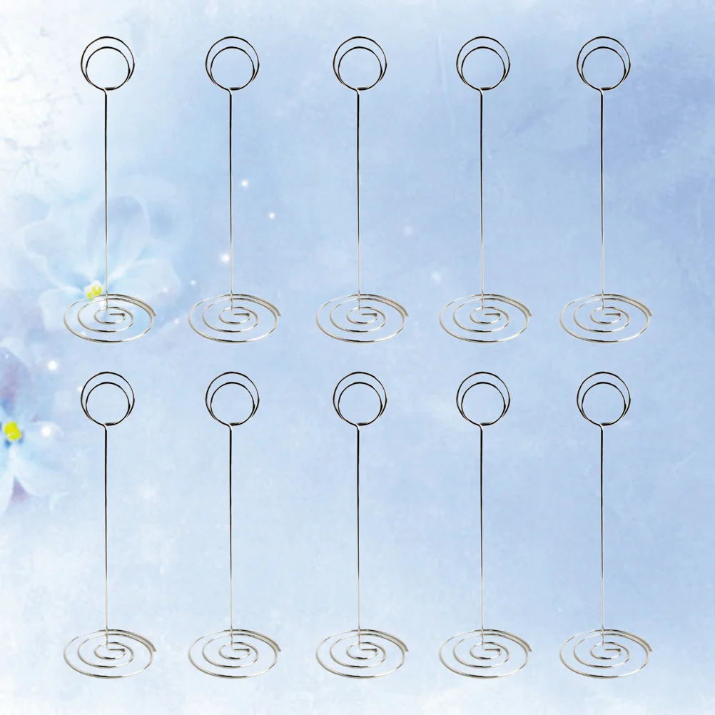 10PCS 220mm Round Shape Holder Creative Iron Art Memo Clips Desktop Adornments Holder
10PCS 220mm Round Shape Holder Creative Iron Art Memo Clips Desktop Adornments Holder