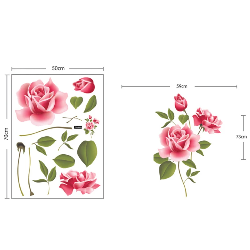 Rose Flower Wall Stickers Removable Decal Home Decor DIY Art Living Room Decoration Wallpaper Decal Background Decoration
Rose Flower Wall Stickers Removable Decal Home Decor DIY Art Living Room Decoration Wallpaper Decal Background Decoration