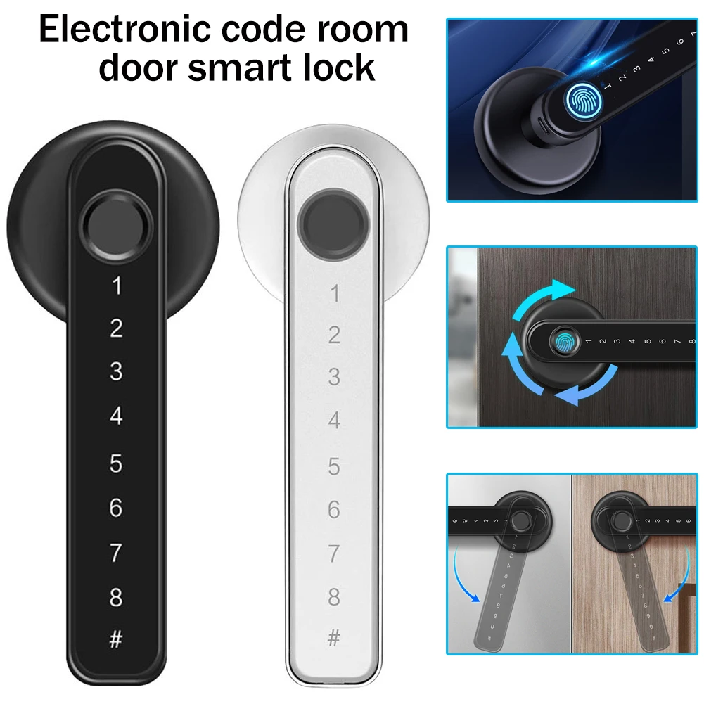 Электронный дверной замок со сканером отпечатков пальцев, умный Bluetooth-совместимый замок с паролем, с управлением через приложение, бесключе...
Электронный дверной замок со сканером отпечатков пальцев, умный Bluetooth-совместимый замок с паролем, с управлением через приложение, бесключе...