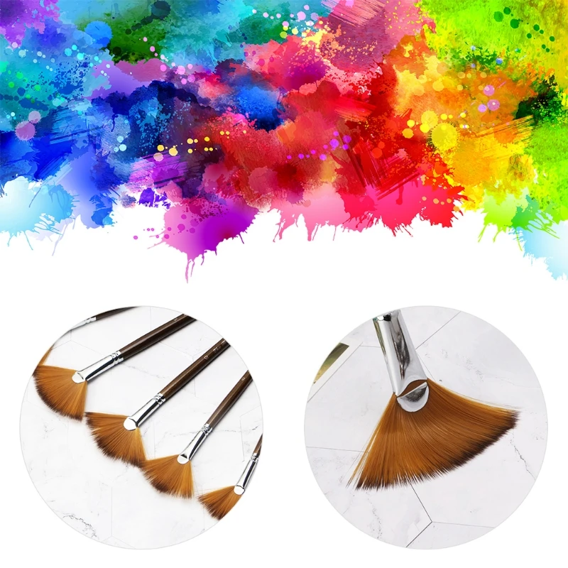 9Pcs Fan Shape Brush Painting Pen Set Nylon Hair Acrylic Watercolor Art Supplies
9Pcs Fan Shape Brush Painting Pen Set Nylon Hair Acrylic Watercolor Art Supplies