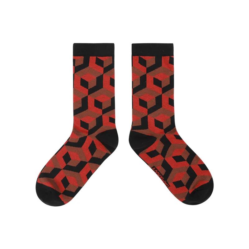 Geometric Women Sock Poker Socks Woman Creative Casual Sox Unisex Cotton Rubik's Cube Spring Summer Couples Colorful Calcetines
Geometric Women Sock Poker Socks Woman Creative Casual Sox Unisex Cotton Rubik's Cube Spring Summer Couples Colorful Calcetines