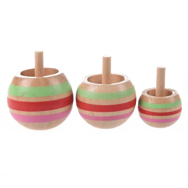 3pcs Wooden Colorful Spinning Top Kids Toy 3 Sizes for Children Above 3 Years Old
3pcs Wooden Colorful Spinning Top Kids Toy 3 Sizes for Children Above 3 Years Old
