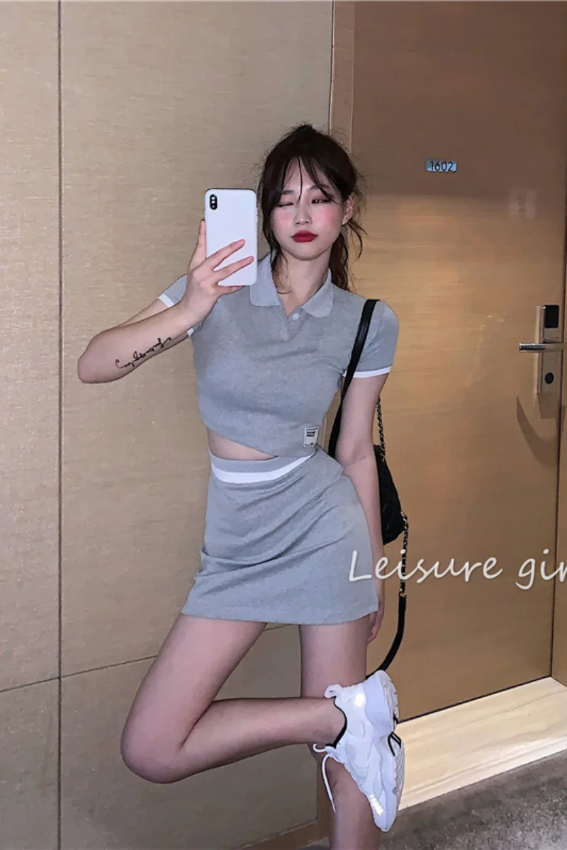 Women Top And Skirt Set Skirts 2021 Sexy Two Piece Crop sky blue Harajuku Korean Kawaii Cute Ladies new style clothes
Women Top And Skirt Set Skirts 2021 Sexy Two Piece Crop sky blue Harajuku Korean Kawaii Cute Ladies new style clothes