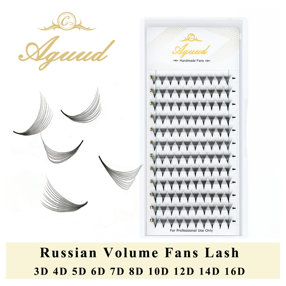 AGUUD Sharp Narrow Stem 6D 7D Premade Eyelash Thin Pointy Base Russian Volume Fans Lash Makeup Cilios Premade Volume Fans Lashes
AGUUD Sharp Narrow Stem 6D 7D Premade Eyelash Thin Pointy Base Russian Volume Fans Lash Makeup Cilios Premade Volume Fans Lashes