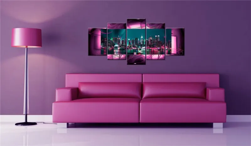 Modern Painting Canvas Prosperous Manhattan City Night Landscape Living Room Home Decor Picture Purple Background
Modern Painting Canvas Prosperous Manhattan City Night Landscape Living Room Home Decor Picture Purple Background