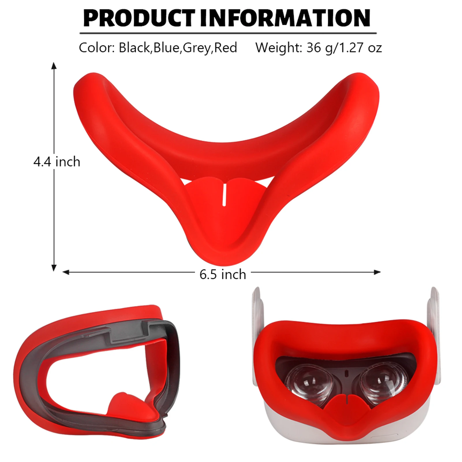 Silicone Cover Durable Comfortable Blindfold for Oculus Quest 2 silicone Silicone cover and eye mask VR accessories Dropshipping
Silicone Cover Durable Comfortable Blindfold for Oculus Quest 2 silicone Silicone cover and eye mask VR accessories Dropshipping