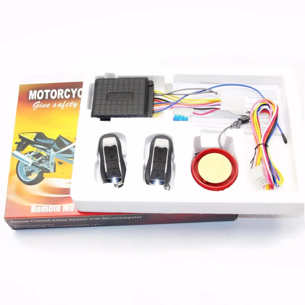 Motorcycle Anti-theft Security Alarm System moto Remote Control 12V 125DB Shock Sensor Accessories
Motorcycle Anti-theft Security Alarm System moto Remote Control 12V 125DB Shock Sensor Accessories