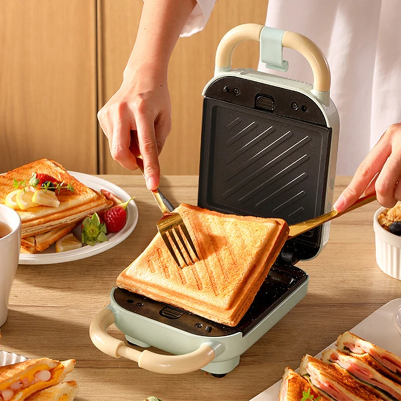 Electric Sandwich Maker Waffle Maker DIY Baking Light Food Machine Kitchen Multifunction Breakfast Machine Sandwichera 220V 
Electric Sandwich Maker Waffle Maker DIY Baking Light Food Machine Kitchen Multifunction Breakfast Machine Sandwichera 220V