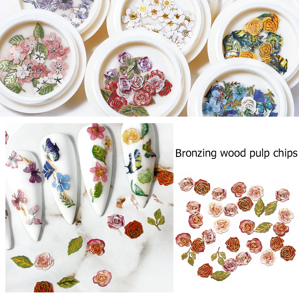 Наклейки 3D для дизайна ногтей, 6 коробок 
Наклейки 3D для дизайна ногтей, 6 коробок