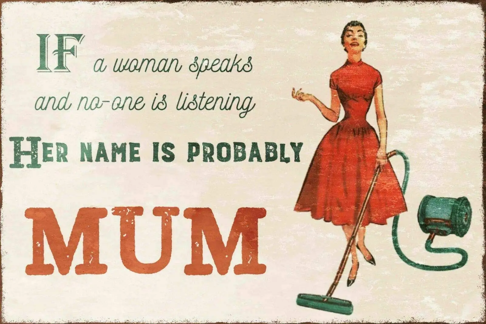 Customizable Holiday Gift Mom Mother's Day Funny Humor Tin Sign Retro Funny Bio Iron Pain Metal Plate Novelty 8x12 Inches
Customizable Holiday Gift Mom Mother's Day Funny Humor Tin Sign Retro Funny Bio Iron Pain Metal Plate Novelty 8x12 Inches