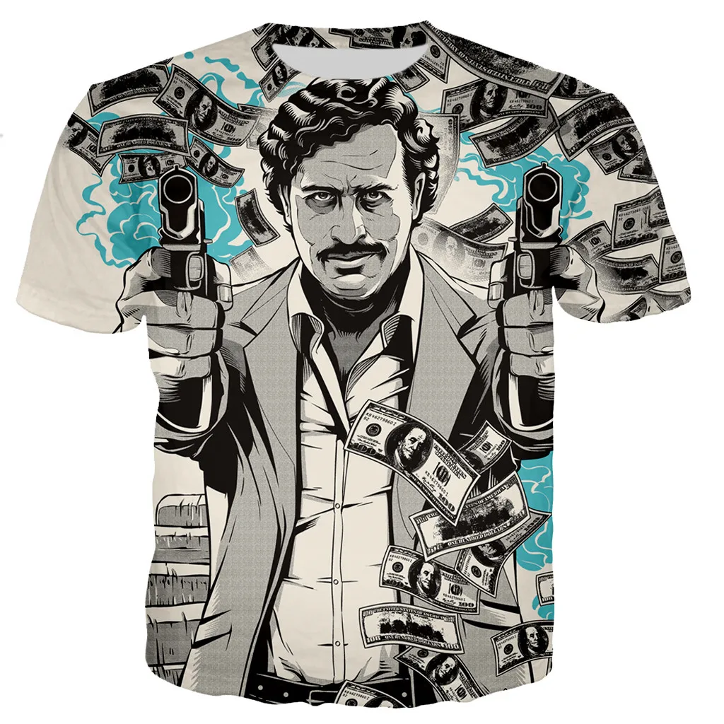 Narcos Pablo Escobar Narcos men/women New fashion cool 3D printed t-shirts casual style tshirt streetwear tops
Narcos Pablo Escobar Narcos men/women New fashion cool 3D printed t-shirts casual style tshirt streetwear tops