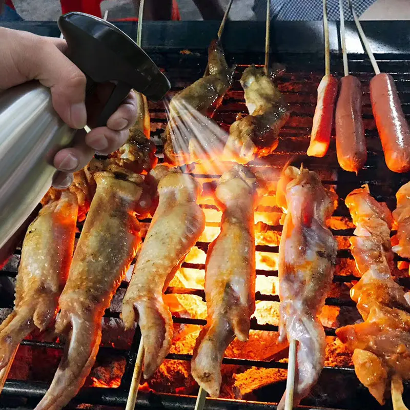 500ml Stainless Steel Oil Spray Bottle for BBQ Cooking Spray Bottle for Grill Barbecue Kitchen Supplies K888
500ml Stainless Steel Oil Spray Bottle for BBQ Cooking Spray Bottle for Grill Barbecue Kitchen Supplies K888