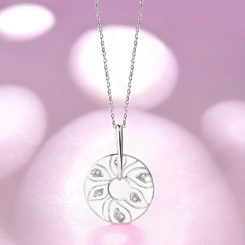 New Simple Fashion Round Zircon Necklace Pendant Female Elegant Romantic Wedding Party Banquet Necklace Jewelry Wholesale
New Simple Fashion Round Zircon Necklace Pendant Female Elegant Romantic Wedding Party Banquet Necklace Jewelry Wholesale