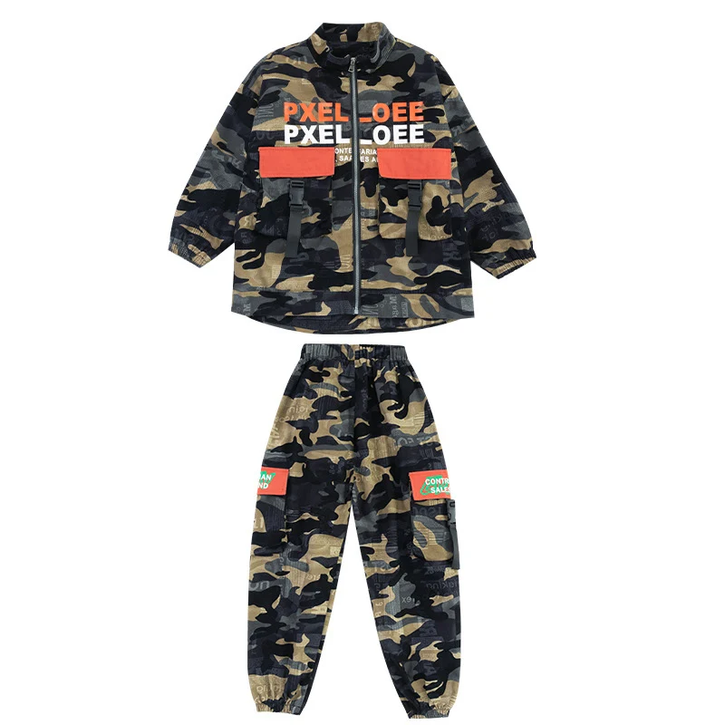 Kid Cool Hip Hop Clothing Camo Oversized Shirt Jacket Top Streetwear Tactical Cargo Pants for Girl Boy Dance Costume Clothes
Kid Cool Hip Hop Clothing Camo Oversized Shirt Jacket Top Streetwear Tactical Cargo Pants for Girl Boy Dance Costume Clothes