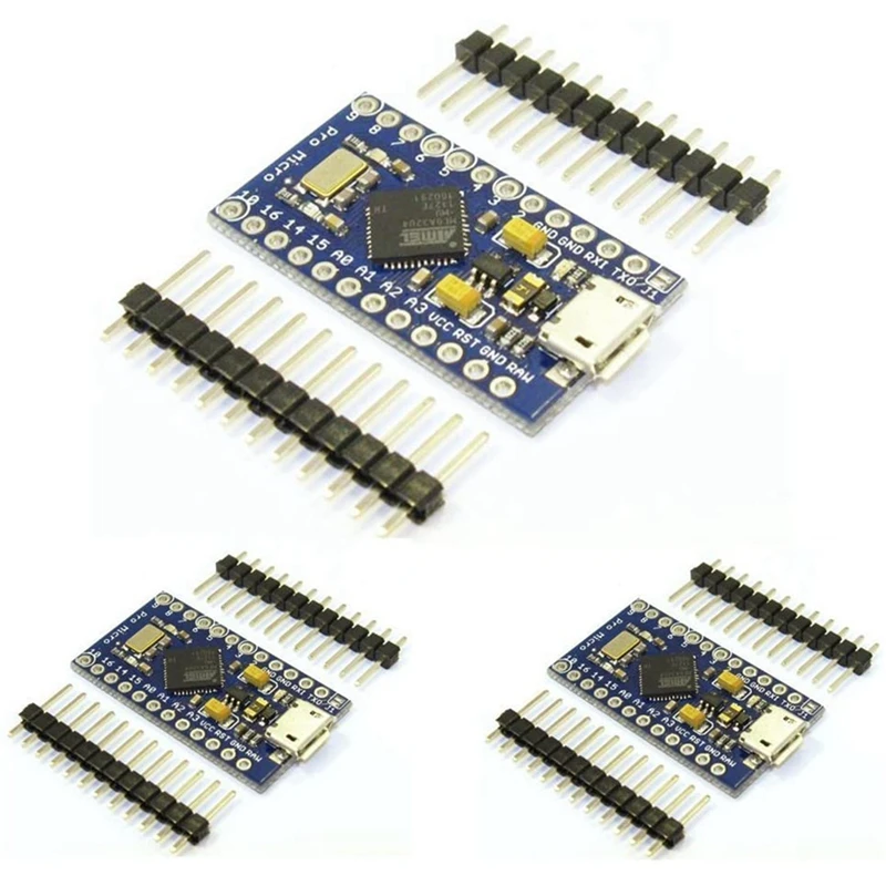2 Pcs Pro-Micro Atmega32U4 5V 16MHz Bootloadered IDE Micro-USB Pro-Micro Development Board Microcontroller
2 Pcs Pro-Micro Atmega32U4 5V 16MHz Bootloadered IDE Micro-USB Pro-Micro Development Board Microcontroller
