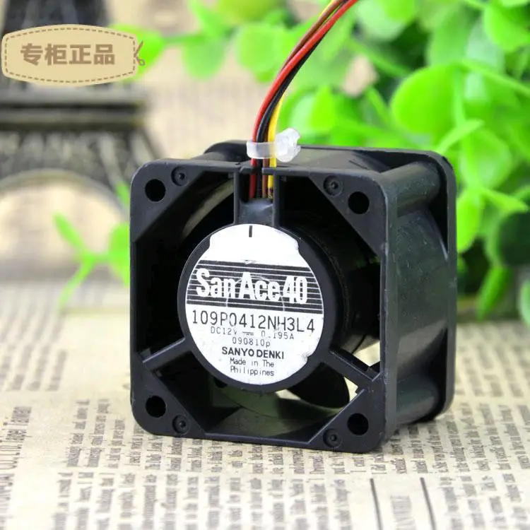 Оригинальный водонепроницаемый вентилятор для Sanyo 109P0412NH3L4 12V 0.195A 40284 см|Кулеры и
