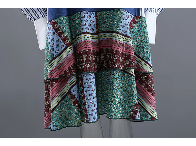 2021 Spring New Casual Ladies Plus Size Loose Patchwork Shirt Dress Women
2021 Spring New Casual Ladies Plus Size Loose Patchwork Shirt Dress Women