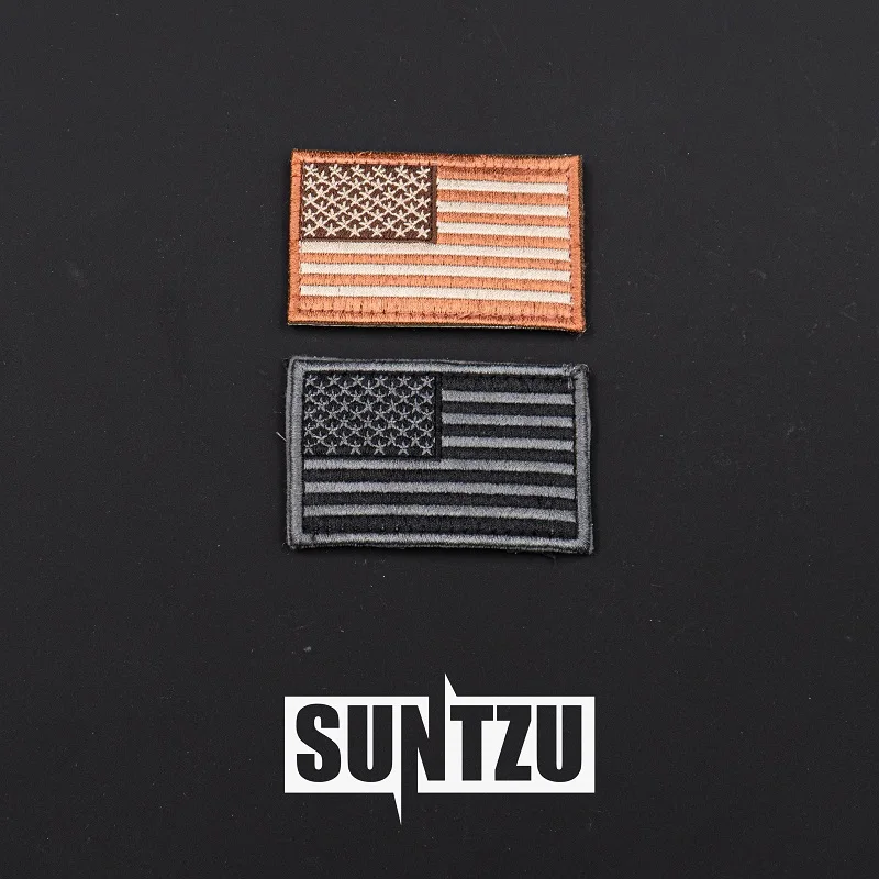 American Flag Embroidered Thread velcro Patriotic USA Military Tactics Patch Punk Style Patch Men Women Kids Decor
American Flag Embroidered Thread velcro Patriotic USA Military Tactics Patch Punk Style Patch Men Women Kids Decor