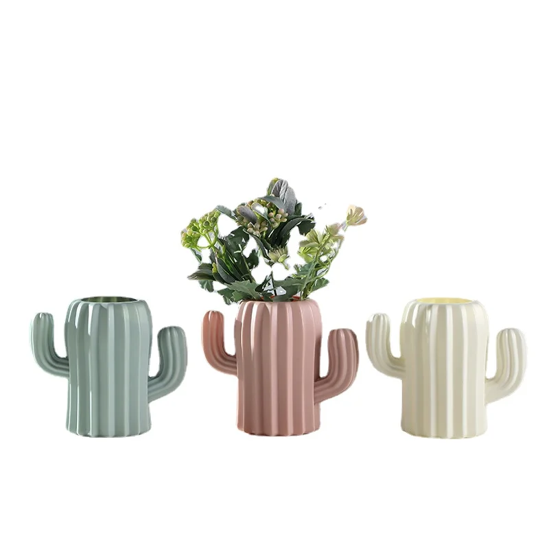 1Pcs Creative Cute Cactus Vase Dried Flower Potted Plants Home Furnishing Interior Decoration Modern Pen Holder Desk Accessories
1Pcs Creative Cute Cactus Vase Dried Flower Potted Plants Home Furnishing Interior Decoration Modern Pen Holder Desk Accessories