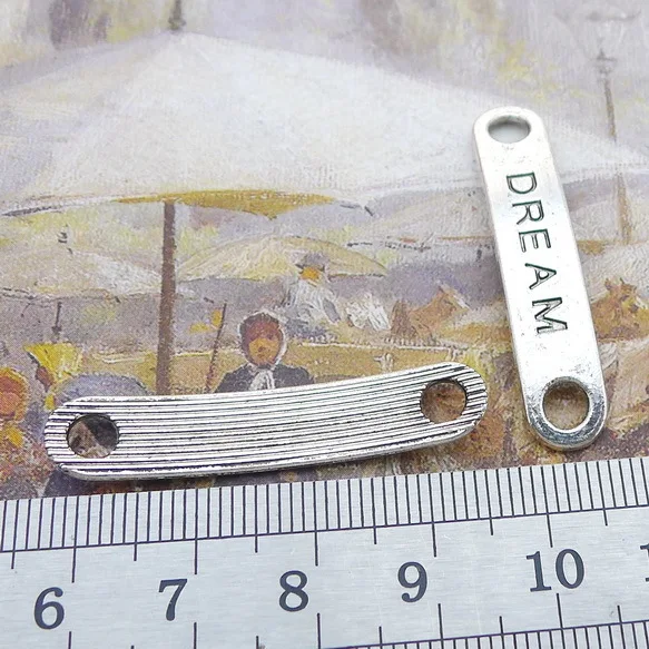 Supplies For Jewelry Making 5pcs 8x38mm Antique Silver Color Dream Connector Jewelry Components
Supplies For Jewelry Making 5pcs 8x38mm Antique Silver Color Dream Connector Jewelry Components