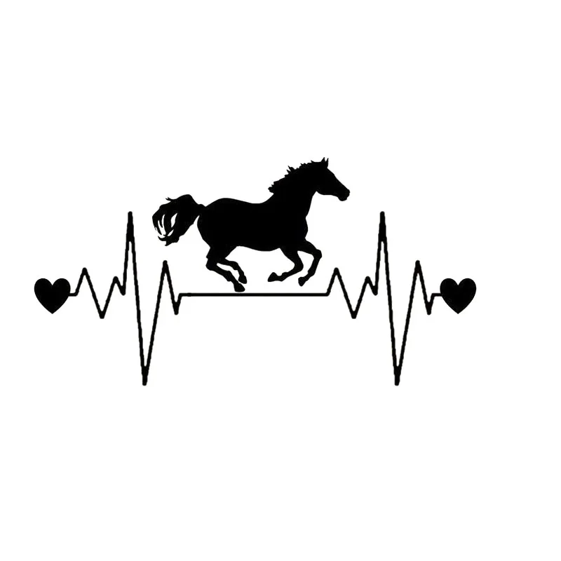 LLY-0364 Personality Car Stickers Horse Running Heartbeat Lifeline Modeling Decal PVC Animal Car Styling Waterproof Auto Decals
LLY-0364 Personality Car Stickers Horse Running Heartbeat Lifeline Modeling Decal PVC Animal Car Styling Waterproof Auto Decals