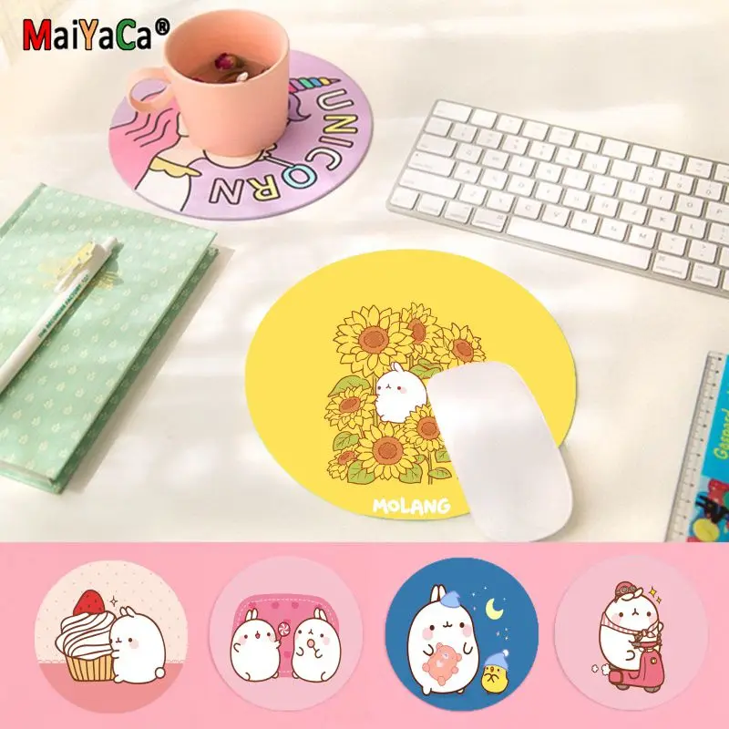 Maiyaca Funny Kawaii Molang Silicone round mouse Pad to Mouse Game Anti-Slip Laptop PC Mice Pad Mat gaming Mousepad
Maiyaca Funny Kawaii Molang Silicone round mouse Pad to Mouse Game Anti-Slip Laptop PC Mice Pad Mat gaming Mousepad
