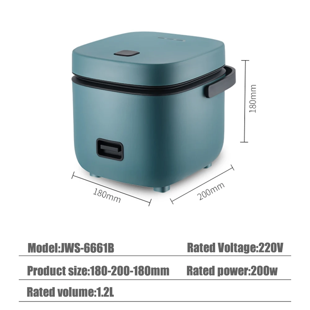 220V 1.2L Multi Mini Rice Cooker Small 1-2 Person Electric Cooker Household Single Kitchen Household Appliances with Handle
220V 1.2L Multi Mini Rice Cooker Small 1-2 Person Electric Cooker Household Single Kitchen Household Appliances with Handle
