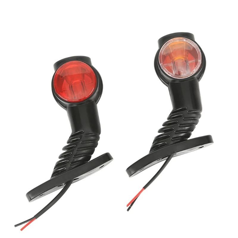 2pcs 24V Side Marker Light Vehicle Light Accessories Lamp Replacement Widely Compatible with Truck Van Trailer 
2pcs 24V Side Marker Light Vehicle Light Accessories Lamp Replacement Widely Compatible with Truck Van Trailer
