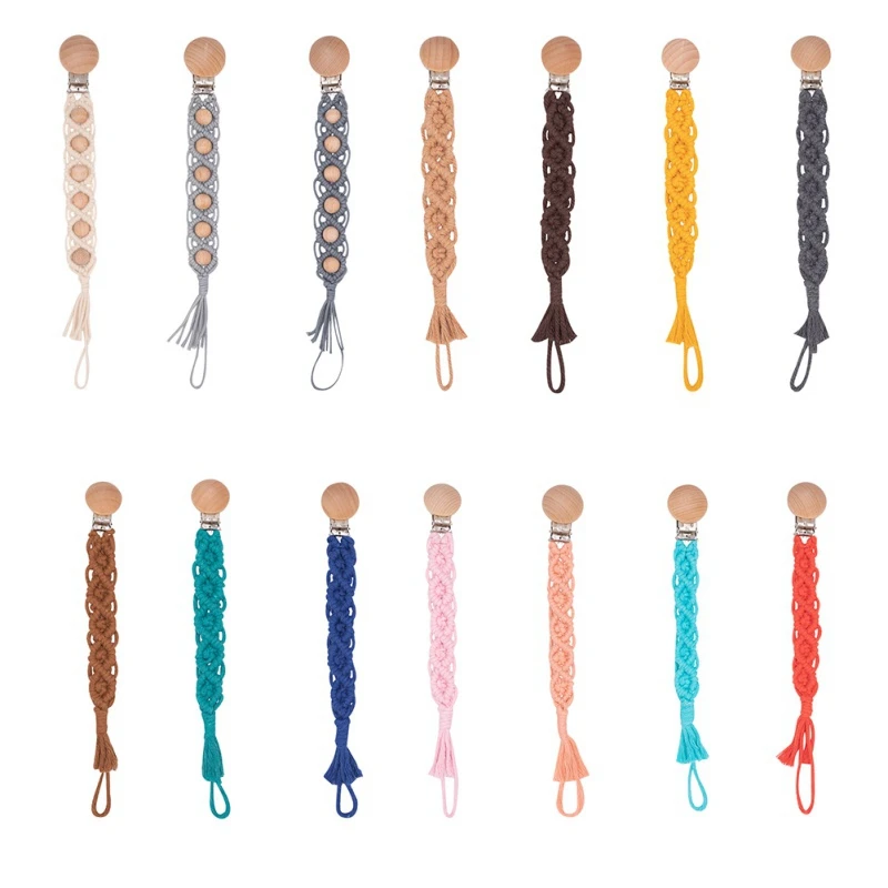 Baby Pacifier Clips Infant Kids Cotton Crochet Appease Pacifier Newborn Teething Soother Chew Dummy Chain Handmade
Baby Pacifier Clips Infant Kids Cotton Crochet Appease Pacifier Newborn Teething Soother Chew Dummy Chain Handmade