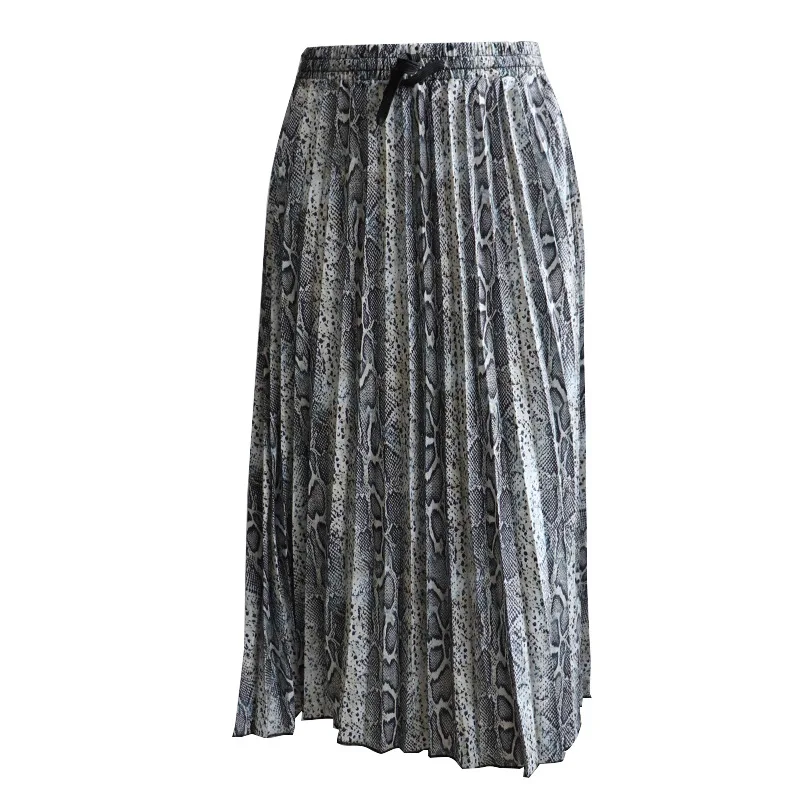 2020 New Women Vintage leopard printing pleated midi skirt faldas mujer ladies elastic waist sashes chic mid-calf skirts
2020 New Women Vintage leopard printing pleated midi skirt faldas mujer ladies elastic waist sashes chic mid-calf skirts