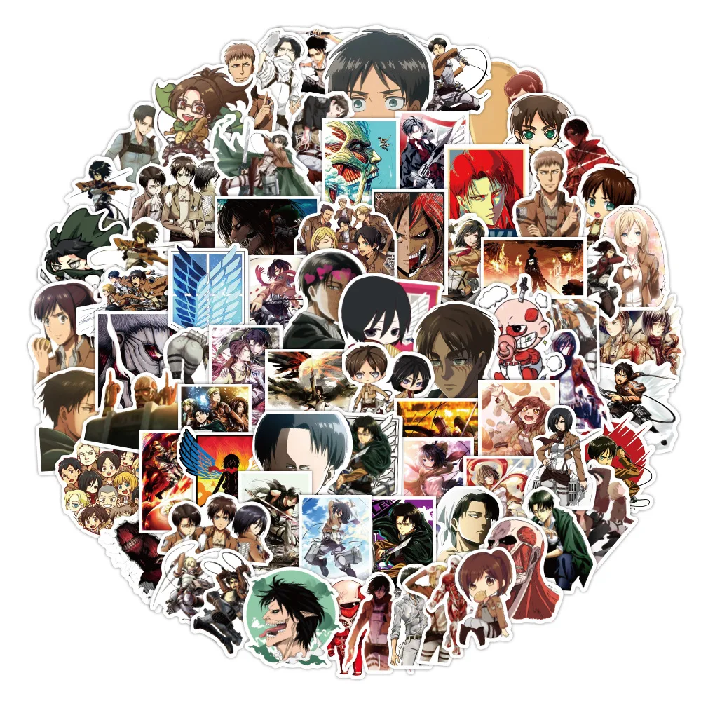 10/30/50/100PCS/Pack Japan Anime Attack on Titan Graffiti Stickers For Laptop Notebook Skateboard Computer Luggage Decal Sticker
10/30/50/100PCS/Pack Japan Anime Attack on Titan Graffiti Stickers For Laptop Notebook Skateboard Computer Luggage Decal Sticker