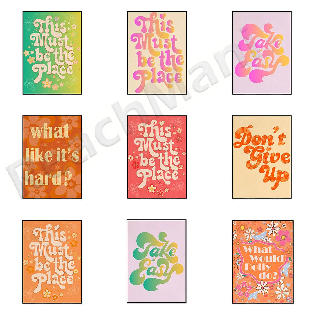 Easy to print, 70s prints, 70s color floral pattern printing, retro 70s home decoration, typography, do it for yourself, retro p
Easy to print, 70s prints, 70s color floral pattern printing, retro 70s home decoration, typography, do it for yourself, retro p