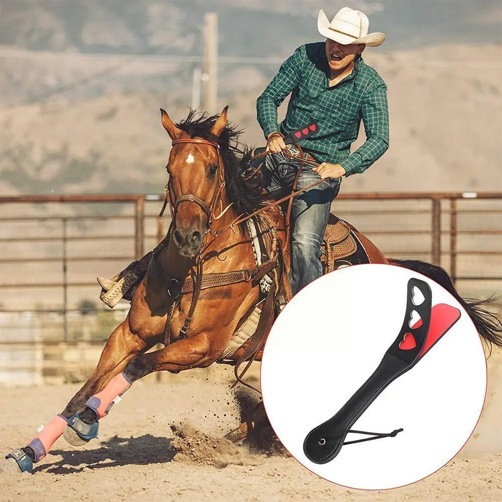 PU Leather Horsewhip Paddle Handle Clapper Multi-layer Heart-shaped Gam Adults Slapper Couples For Equestrian Decoration Sl X8O7
PU Leather Horsewhip Paddle Handle Clapper Multi-layer Heart-shaped Gam Adults Slapper Couples For Equestrian Decoration Sl X8O7