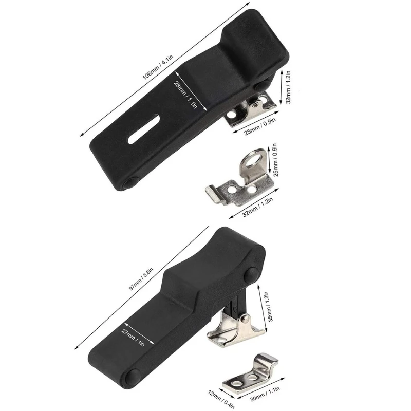 Flexible Rubber Draw Latch Black Automotive Front Storage Rack Latch Draw Latches with Metal Keeper Bracket 
Flexible Rubber Draw Latch Black Automotive Front Storage Rack Latch Draw Latches with Metal Keeper Bracket