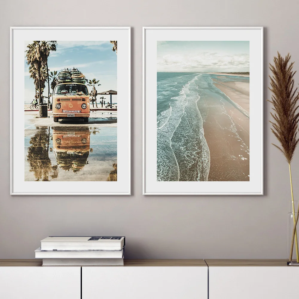Scandinavian Tropical Landscape Posters Modern Prints Sea Beach Pink Bus Tree Wall Art Canvas Decoration Picture Painting Nordic
Scandinavian Tropical Landscape Posters Modern Prints Sea Beach Pink Bus Tree Wall Art Canvas Decoration Picture Painting Nordic