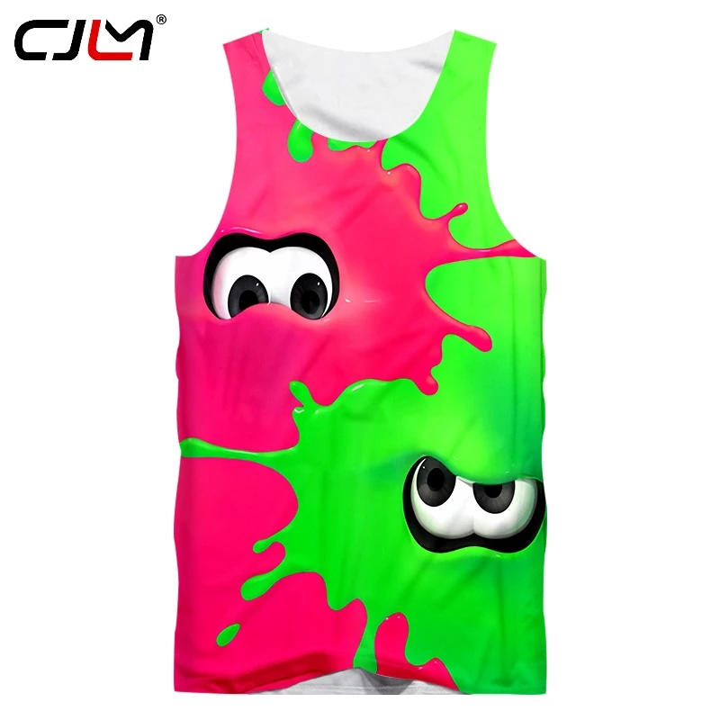 CJLM Tank Top Male Fashion 3D Vest Printing Cartoon Red-green Eyes Summer Leisure Big Size Fitness Tops Unisex Clothing
CJLM Tank Top Male Fashion 3D Vest Printing Cartoon Red-green Eyes Summer Leisure Big Size Fitness Tops Unisex Clothing
