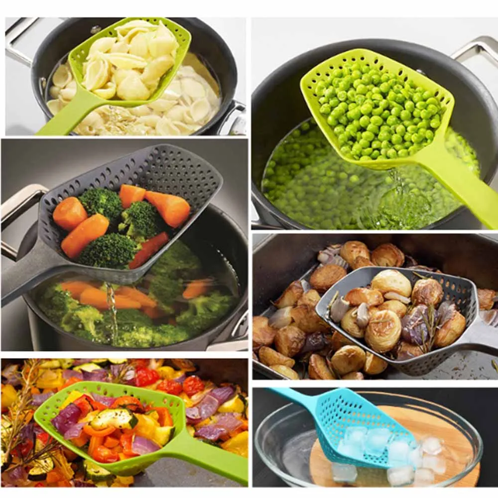 No-stick Nylon Drain Shovel Strainer Water Leaking Shovel Ice Shovel Fishing Fence Colander Kitchen Cooking Gadget New Style
No-stick Nylon Drain Shovel Strainer Water Leaking Shovel Ice Shovel Fishing Fence Colander Kitchen Cooking Gadget New Style