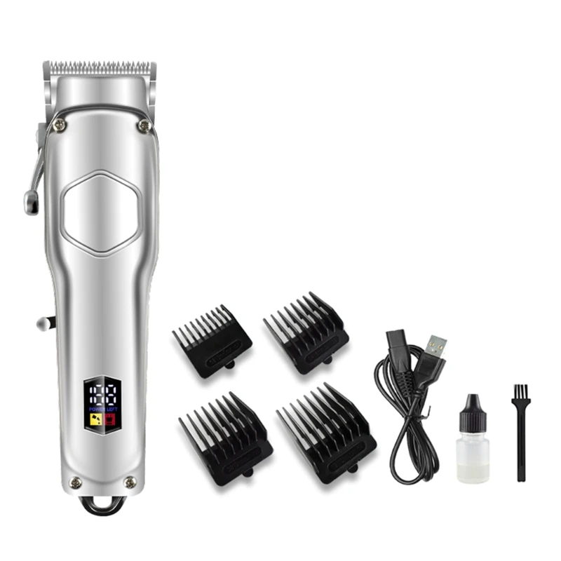 Professional Electric Hair Clippers Beard Trimmer Barber Grooming Kit Rechargeable Cordless Haircut Machine
Professional Electric Hair Clippers Beard Trimmer Barber Grooming Kit Rechargeable Cordless Haircut Machine