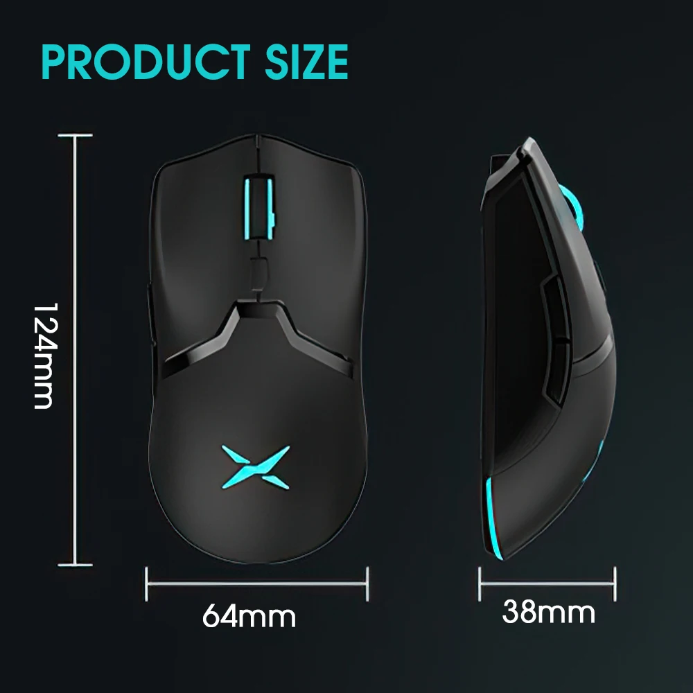 SAMTIAN Wireless and Wired Gaming Mouse 16000DPI Optics Mouse Rechargeable Dual Mode Mice with RGB Backlight for PC Laptop Gamer
SAMTIAN Wireless and Wired Gaming Mouse 16000DPI Optics Mouse Rechargeable Dual Mode Mice with RGB Backlight for PC Laptop Gamer