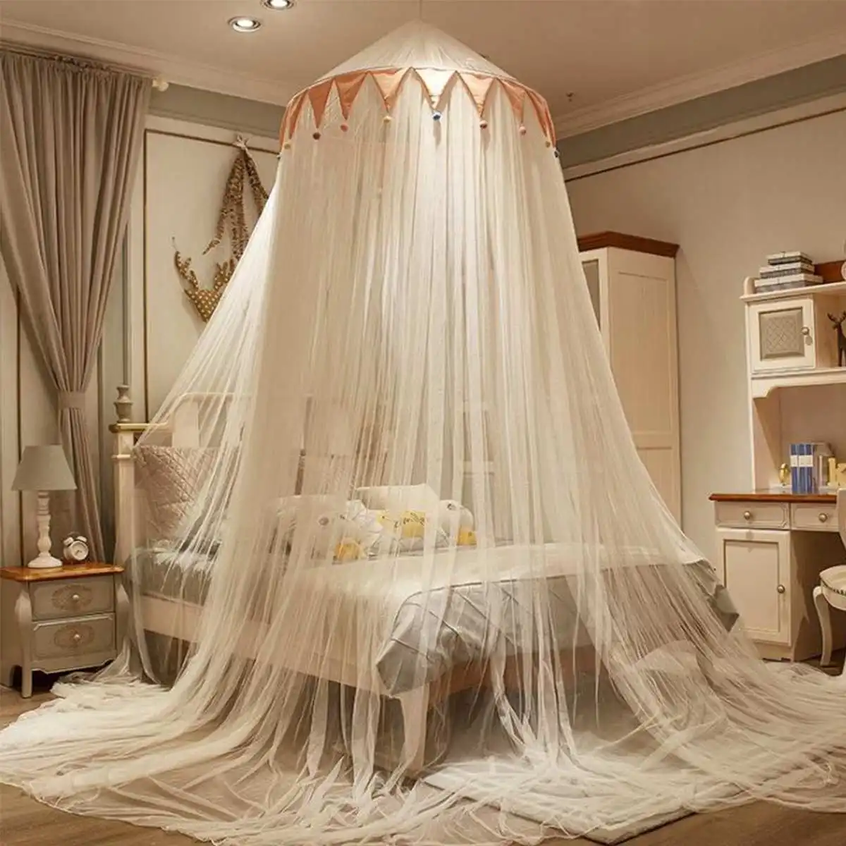 Bed Canopy Hung Mosquito Net Princess Bed Tent Curtain Foldable Canopy On The Bed Elegant Fairy Lace
Bed Canopy Hung Mosquito Net Princess Bed Tent Curtain Foldable Canopy On The Bed Elegant Fairy Lace
