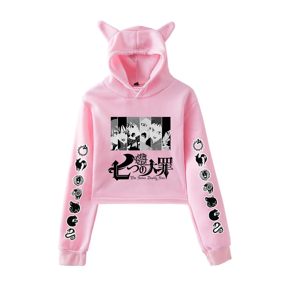 Popular cat ears ladies sweatshirt The Seven Deadly Sins Print Harajuku Spring and Autumn Girls Fashion Hoodie Casual Pullover
Popular cat ears ladies sweatshirt The Seven Deadly Sins Print Harajuku Spring and Autumn Girls Fashion Hoodie Casual Pullover