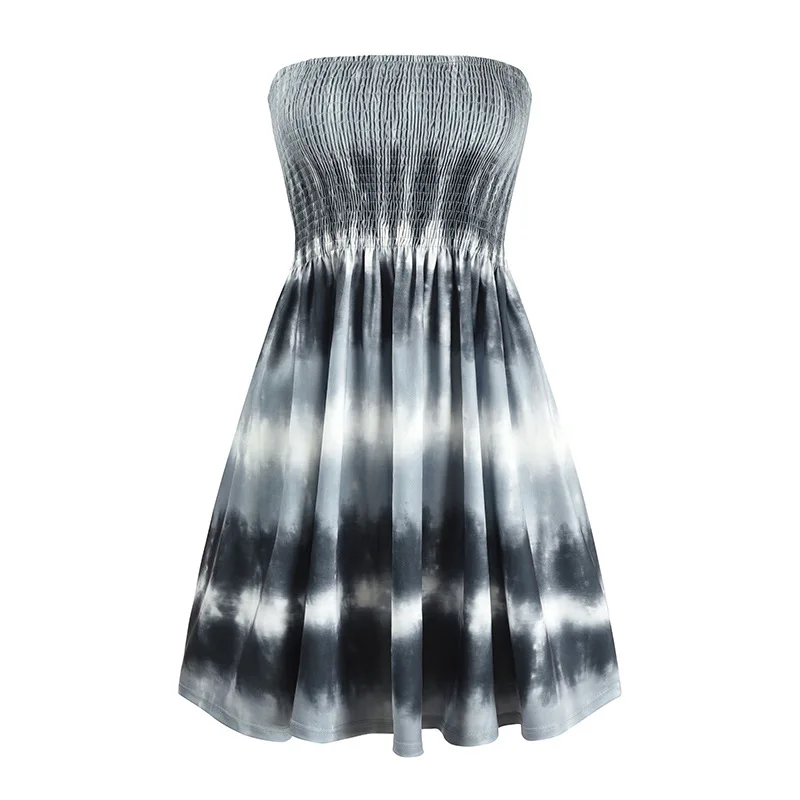 2021 Summer Tube Top Printed Dress Hollow Dress Slim Dress Double Ruffle Sleeveless Chiffon Dress
2021 Summer Tube Top Printed Dress Hollow Dress Slim Dress Double Ruffle Sleeveless Chiffon Dress