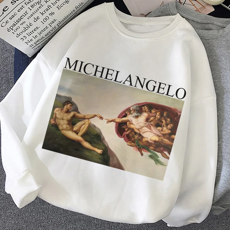 Michelangelo Hoody Graphic Print Moletom 2020 New Vintage Women Hoodies Harajuku Aesthetic Fashion Friends White Tops Sweetshirt
Michelangelo Hoody Graphic Print Moletom 2020 New Vintage Women Hoodies Harajuku Aesthetic Fashion Friends White Tops Sweetshirt