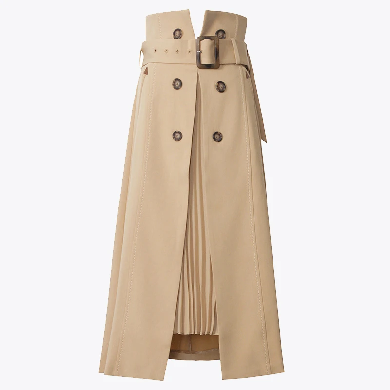 High Waist Brown Bandage Asymmetrical Pleated Temperament Half-body Skirt Women Fashion Tide New Spring Autumn 2021
High Waist Brown Bandage Asymmetrical Pleated Temperament Half-body Skirt Women Fashion Tide New Spring Autumn 2021