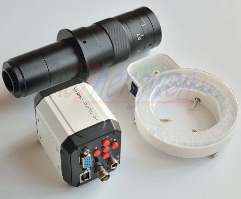 Цифровой промышленный микроскоп FYSCOPE 2.0MP HD увеличительное стекло для камеры VGA USB
