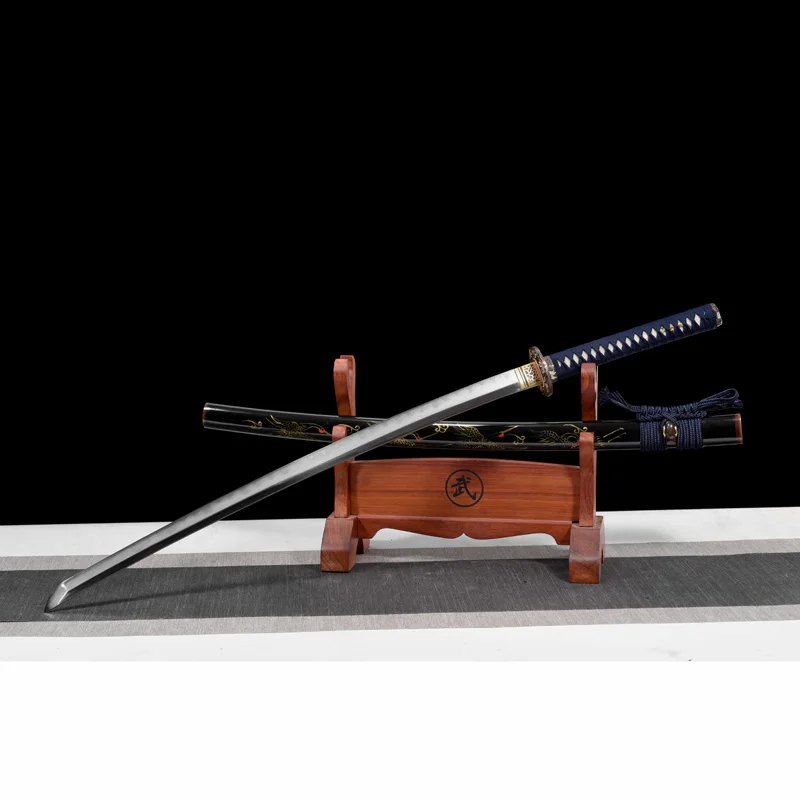 Japanese Katana Folded Steel Clay Tempered Blade Razor Sharp Real Sword Brass Saya Handmade Full Tang Silver Tiger Samurai
Japanese Katana Folded Steel Clay Tempered Blade Razor Sharp Real Sword Brass Saya Handmade Full Tang Silver Tiger Samurai