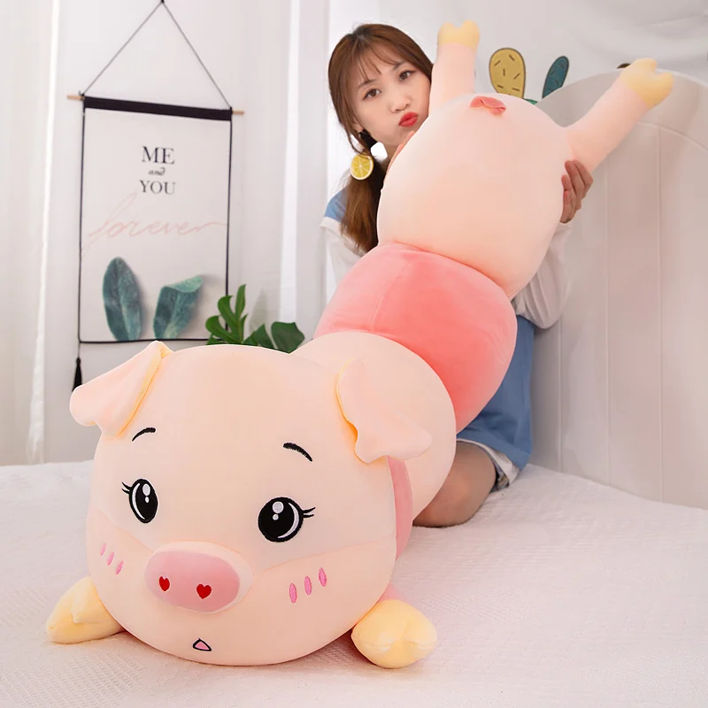 60-150cm long soft pig turned into a bug pillow PP cotton filled full and non-deformed plush toy birthday gift for girlfriend
60-150cm long soft pig turned into a bug pillow PP cotton filled full and non-deformed plush toy birthday gift for girlfriend
