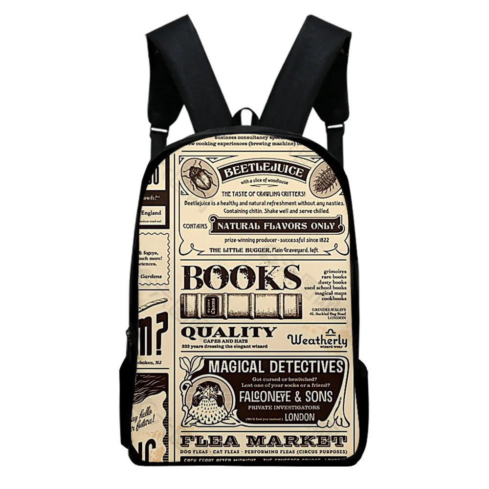 Luxury Funny Notebook Backpacks Students School Bags old newspaper 3D Print Oxford Waterproof Boys Girls Cute Laptop Small Bags 
Luxury Funny Notebook Backpacks Students School Bags old newspaper 3D Print Oxford Waterproof Boys Girls Cute Laptop Small Bags