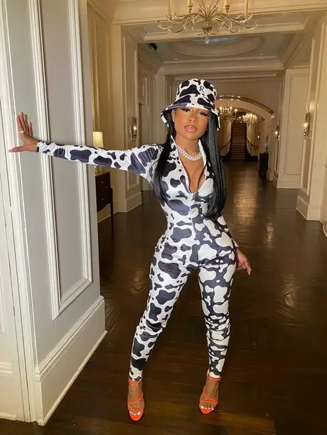 Cow Print Color Block Sexy Jumpsuits Women Spandex Long Sleeve Bodycon Rompers One Piece Club Outfits Print Bodysuits Playsuits
Cow Print Color Block Sexy Jumpsuits Women Spandex Long Sleeve Bodycon Rompers One Piece Club Outfits Print Bodysuits Playsuits